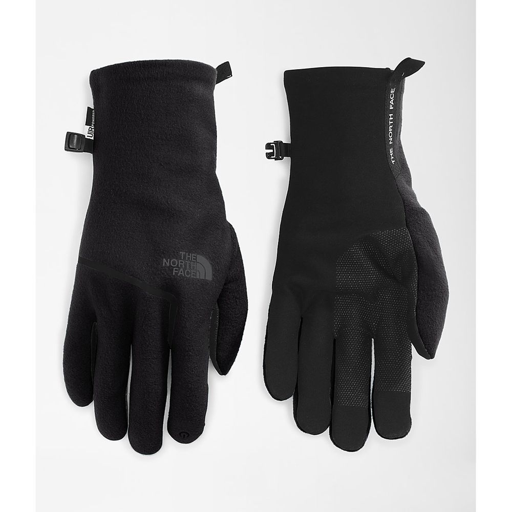 The North Face Gloves Womens Australia - The North Face Windwall™ Closefit Fleece Black (IQG-318694)